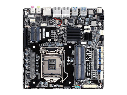 GIGABYTE GA-H110TN-GSM PLUS (rev. 1.0) LGA 1151 Intel H110 HDMI SATA 6Gb/s USB 3.0 Thin Mini-ITX Motherboards - Intel