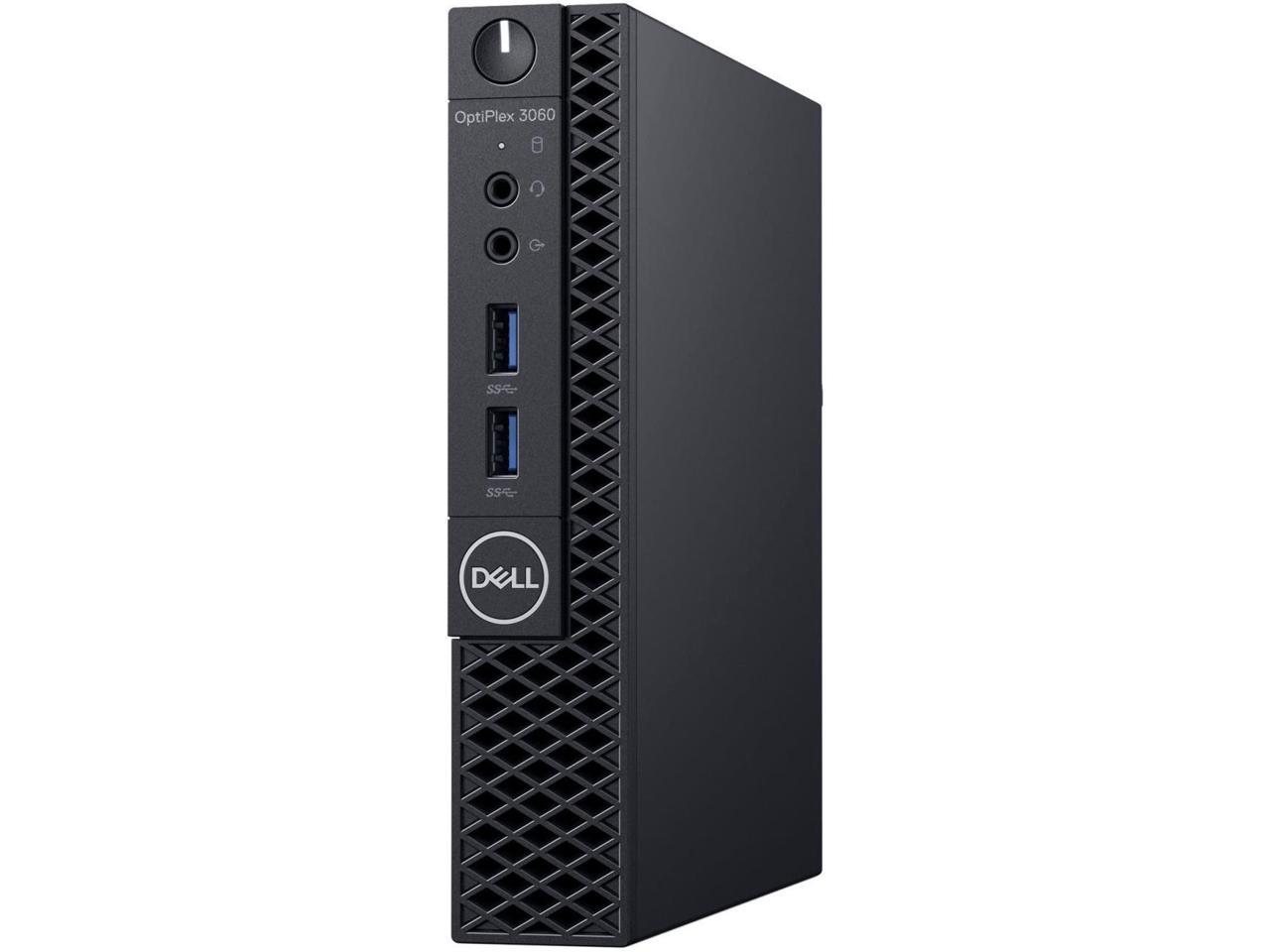 Dell OptiPlex 3000 3060 Desktop Computer - Intel Core i3 (8th Gen) i3-8100T 3.10 GHz - 4 GB DDR4 SDRAM - 16 GB Optane Memory - 500 GB HDD - Windows 10 Pro 64-bit (English/French/Spanish) - Micro PC -