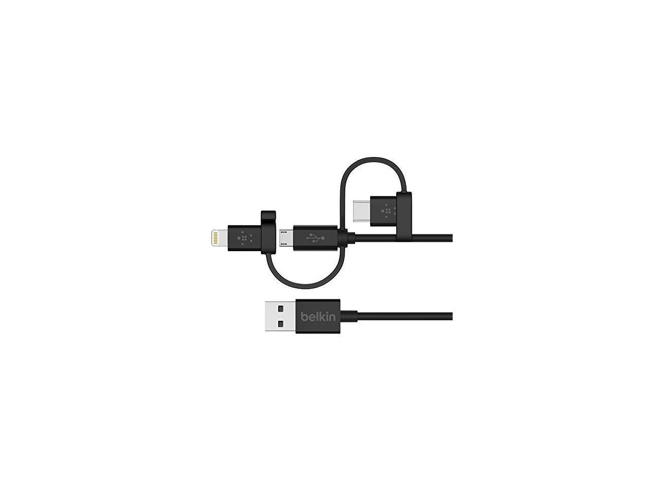 Belkin Lightning/Micro-USB/USB Data Transfer Cable