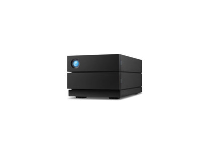 LaCie 2big RAID 4TB USB-C External Hard Drive STHJ4000800 Black