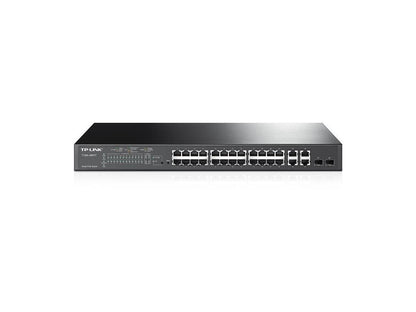 TP-LINK T1500-28PCT (TL-SL2428P) 24-Port 10/100Mbps + 4-Port Gigabit Smart PoE+ Switch