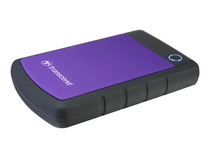 Transcend StoreJet 25H3 4 TB Portable Hard Drive - 2.5" External - SATA - Purple - USB 3.0 - - 3
