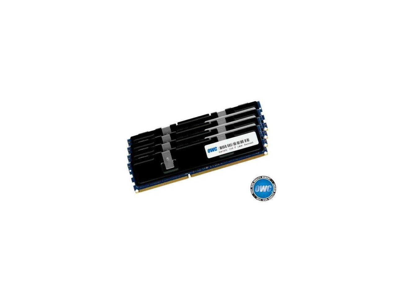 OWC 64GB ( 4x16GB ) PC3-10600 DDR3 ECC 1333MHz SDRAM DIMM 240 Pin Memory Upgrade kit For MacPro 'Nehalem'& Westmere' models.Perfect For the Mac Pro 8-core and Quad-core Xeon systems.OWC1333D3X9M064