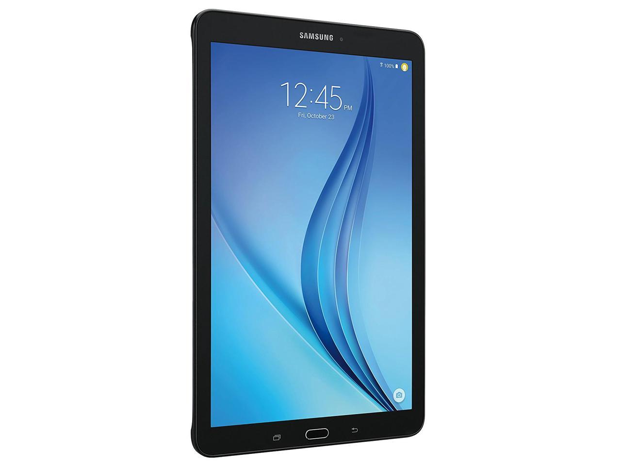 SAMSUNG Galaxy Tab E SM-T560NZKUXAR Qualcomm APQ8016 (1.20 GHz) 1.5 GB Memory 16 GB Flash Storage 9.6" 1280 x 800 Tablet Android 5.1 (Lollipop) Black