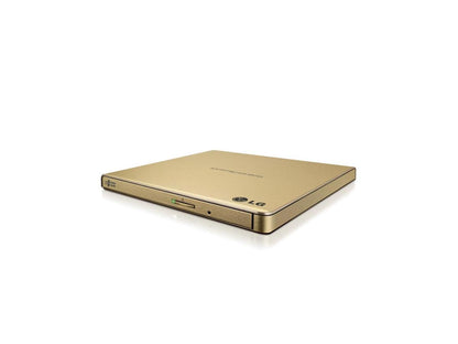 LG External CD / DVD Rewriter With M-Disc Mac & Surface Support (Gold) - Model GP65NG60