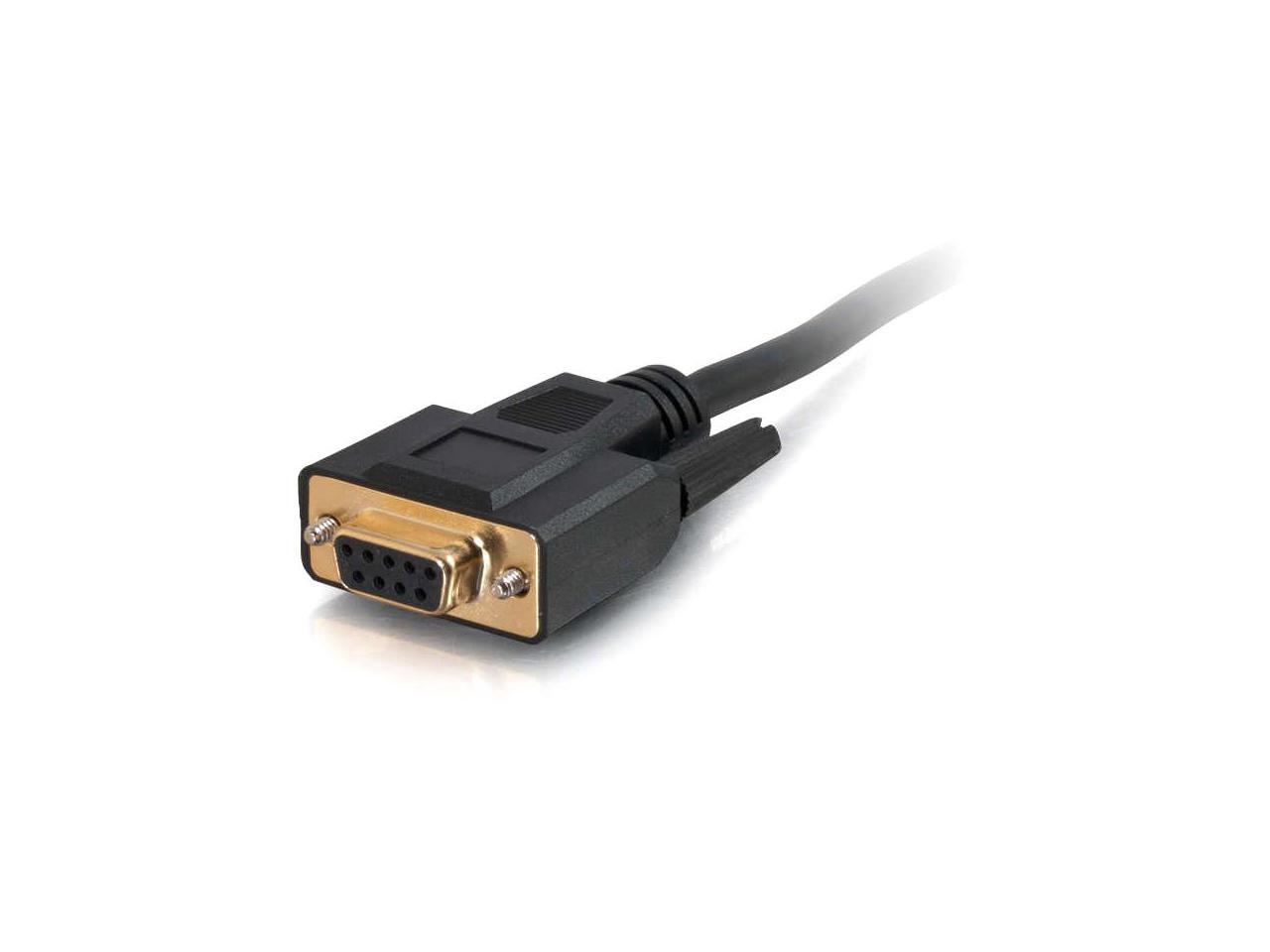 C2G 02445 1.5FT VELOCITY™ DB9 FEMALE TO 3.5MM MALE ADAPTER CABLE