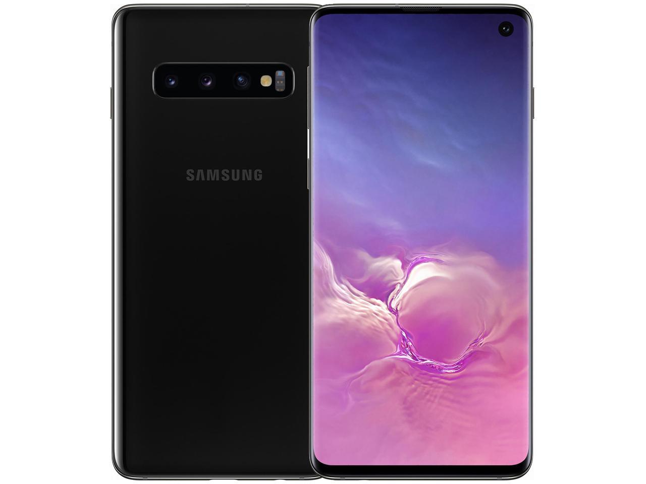 Samsung Galaxy S10 G973 128GB Unlocked GSM LTE Phone with Triple 12 MP + 12 MP + 16 MP Rear Camera - Prism Black (International Version)