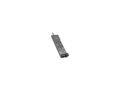 Belkin BLKBE11223008 Surge Protector 3940 Joules 12 Outlets 8 ft. Cord Gray