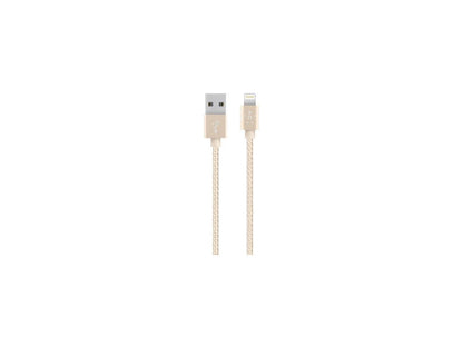 BELKIN BEL65633 4 MIXIT METALLIC LIGHTNING TO USB CABLE GOLD