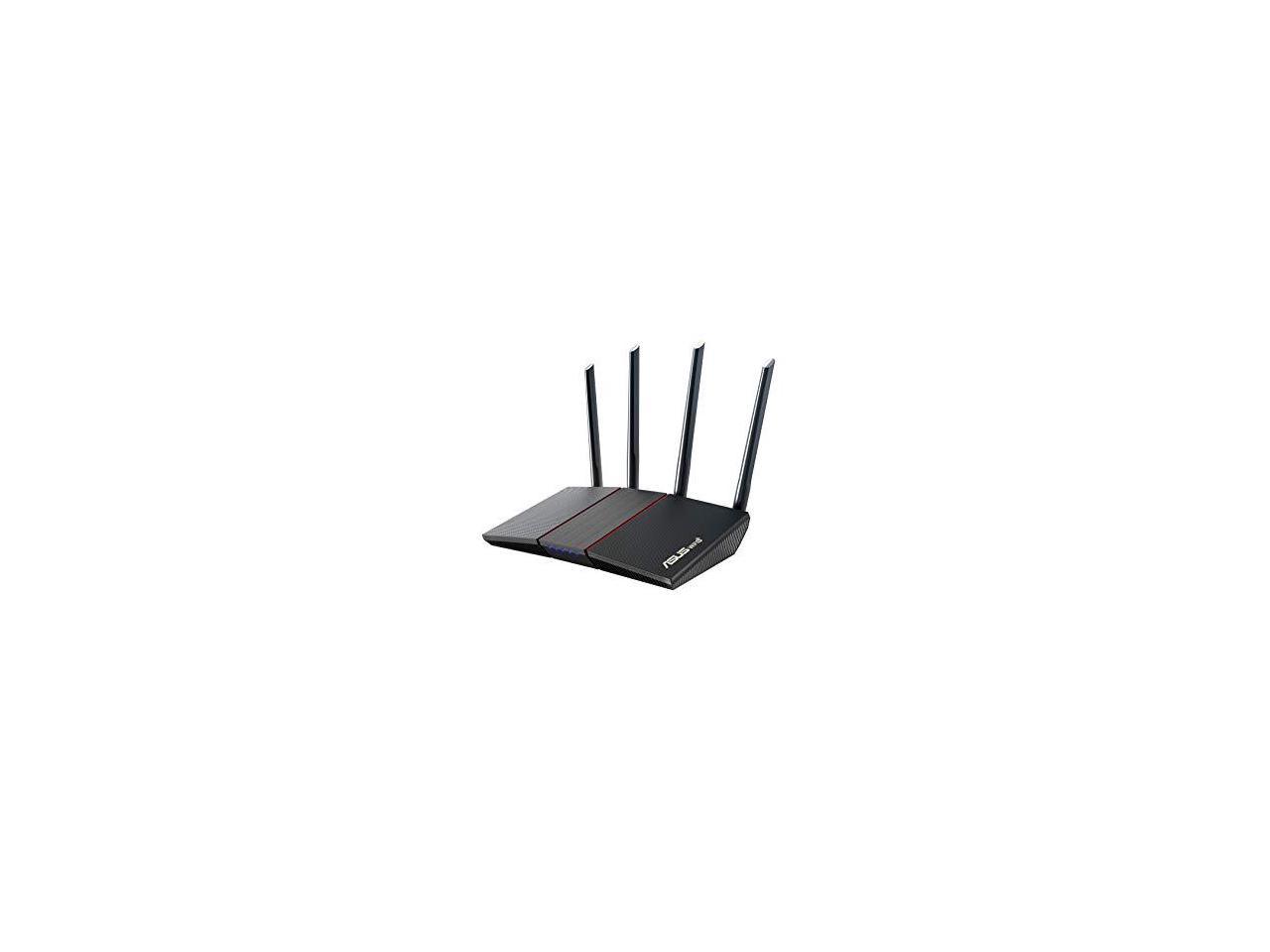 ASUS RT-AX55 AX1800 Dual Band WiFi 6 Gigabit Router, 802.11ax, Lifetime internet security, Parental Control, Mesh WiFi support, MU-MIMO, OFDMA, 4 Gigabit LAN Ports, Beamforming
