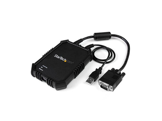 StarTech.com NOTECONS02X Laptop to Server KVM Console - Rugged USB Crash Cart Adapter with File Transfer and Video Capture