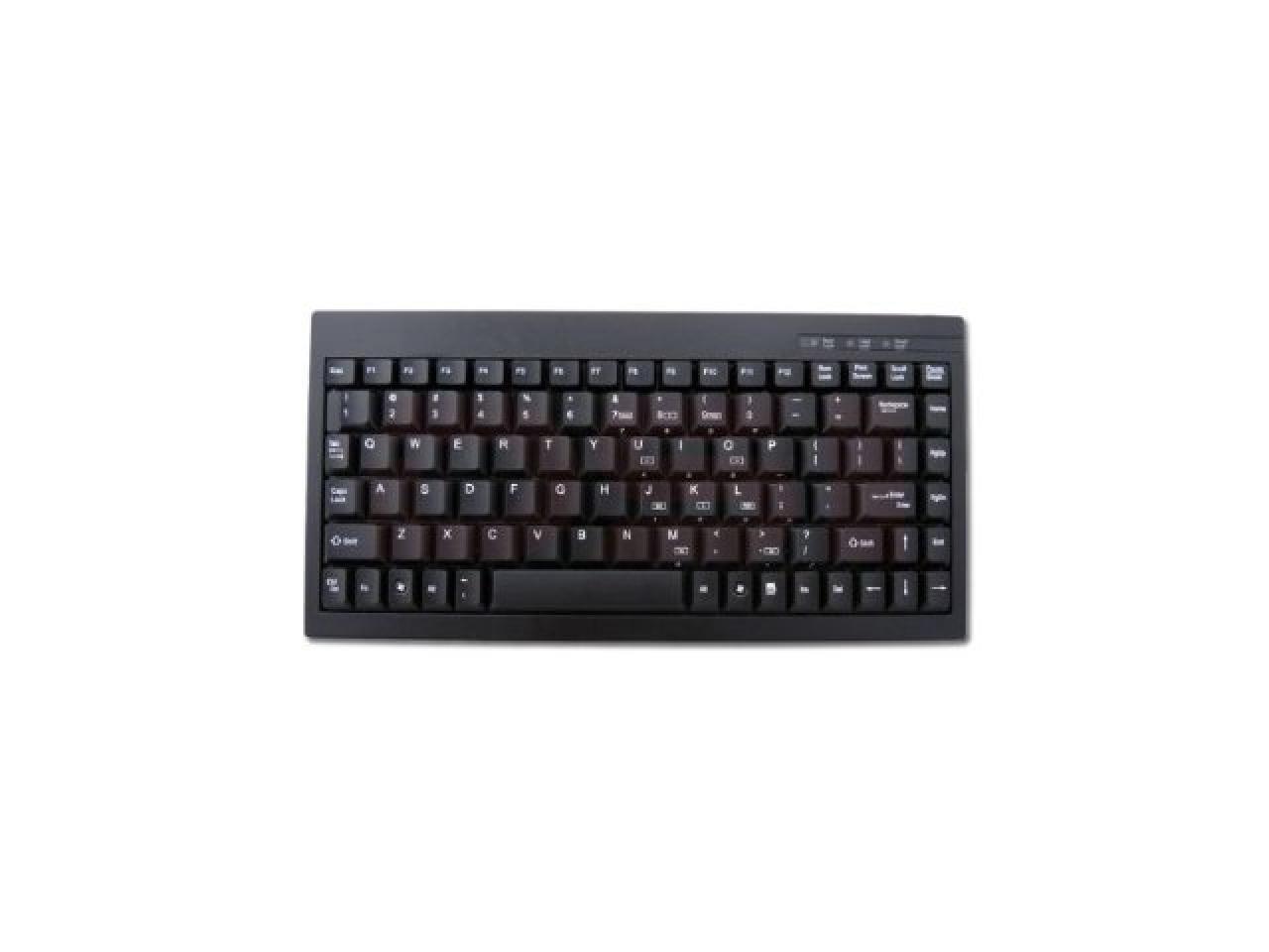 Adesso Mini USB Keyboard with Embedded Numeric Keypad (ACK-595UB)