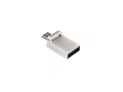 32GB Transcend Jetflash 880S OTG USB3.0 Flash Drive - Silver Edition
