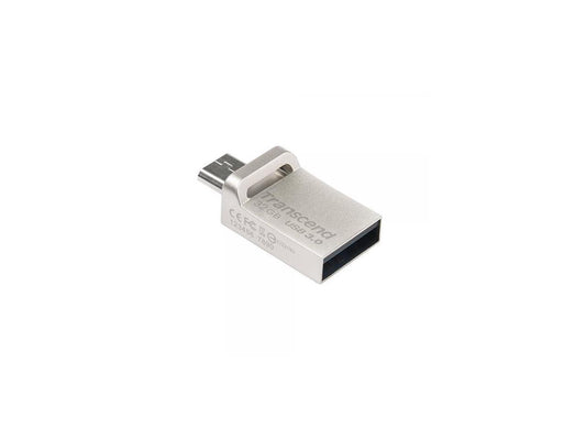 32GB Transcend Jetflash 880S OTG USB3.0 Flash Drive - Silver Edition