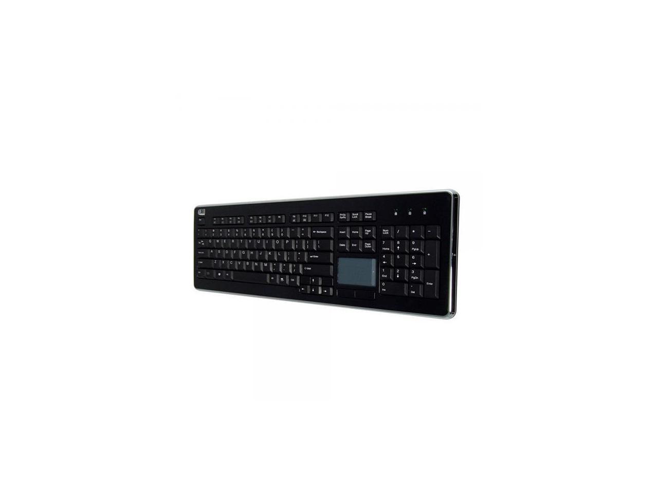 Adesso AKB-440UB SlimTouch USB full size touchpad keyboard