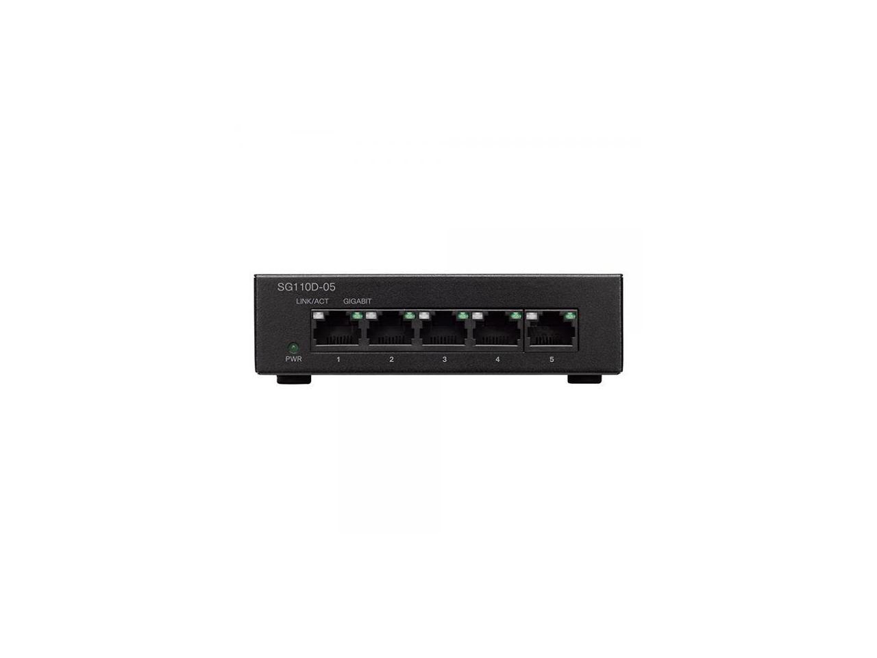 Cisco SG110D-05 5-Port Gigabit Desktop Switch