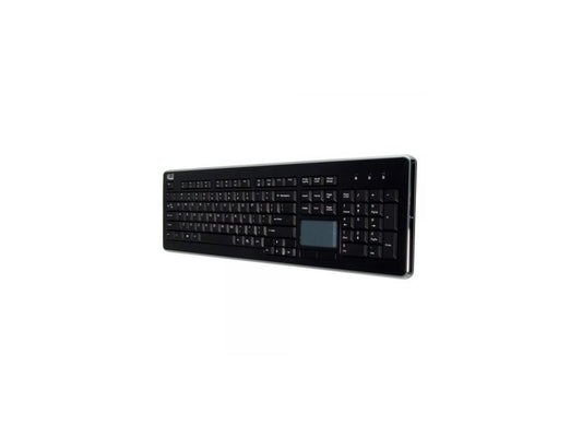 Adesso Wireless SlimTouch Desktop Touchpad Keyboard