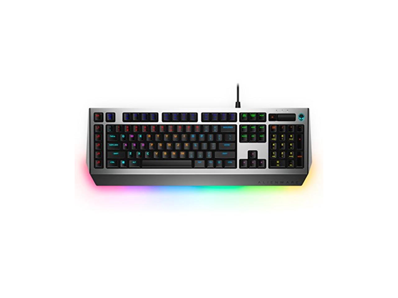Alienware Pro AW768 Gaming Keyboard - Cable Connectivity - Multimedia, Volume Control Hot Key(s)