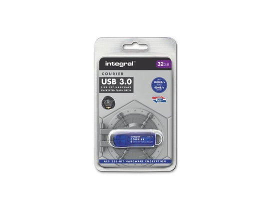 Integral 32GB COURIER FIPS 197 ENCRYPTED USB 3.0