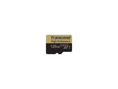 transcend ts128gusdxc10v information 128gb high endurance microsd memory card with adapter