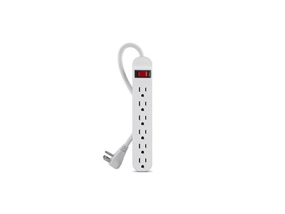 belkin 6outlet power strip with 5foot rightangled power plug f9p60905rdp