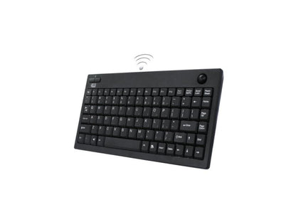 Adesso 2.4 GHz RF Wireless Mini Trackball Keyboard (WKB-3100UB)
