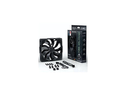 Noiseblocker NB-eLoop B14-PS Black Edition 140mm 4Pin PWM Fan, 300-1200RPM, 83.92CFM, 24.28dBA