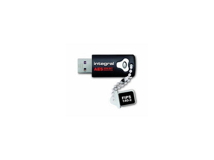 8GB Integral Drive FIPS 140-2 Encrypted USB Flash Drive (256-bit Hardware Encryption)