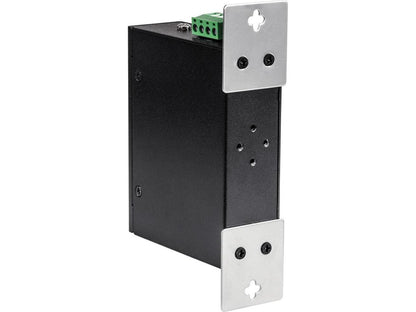TRENDnet 5-Port Industrial Fast Ethernet PoE+ DIN-Rail Switch