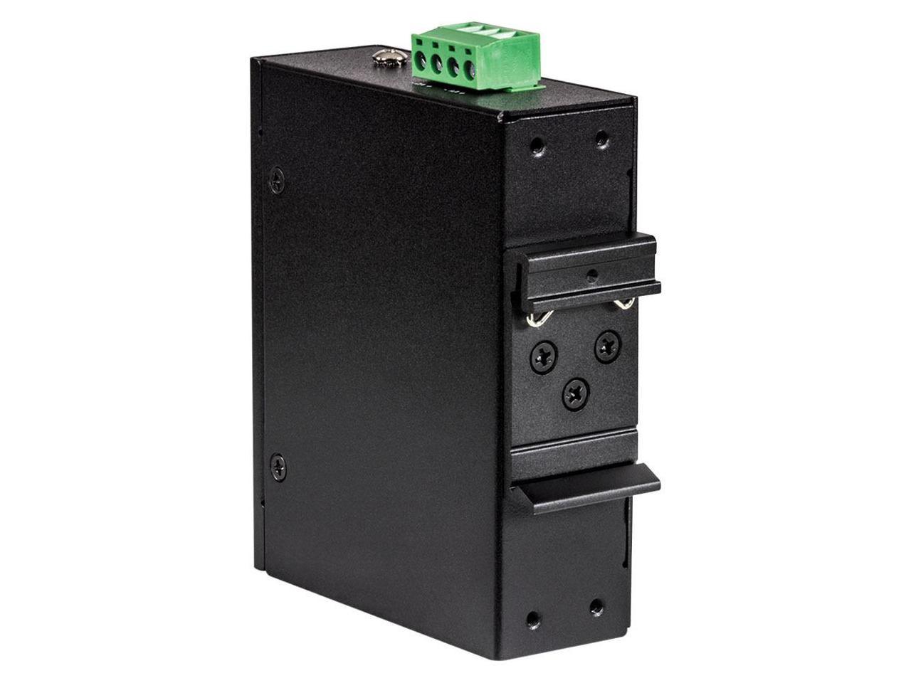 TRENDnet 5-Port Industrial Fast Ethernet PoE+ DIN-Rail Switch