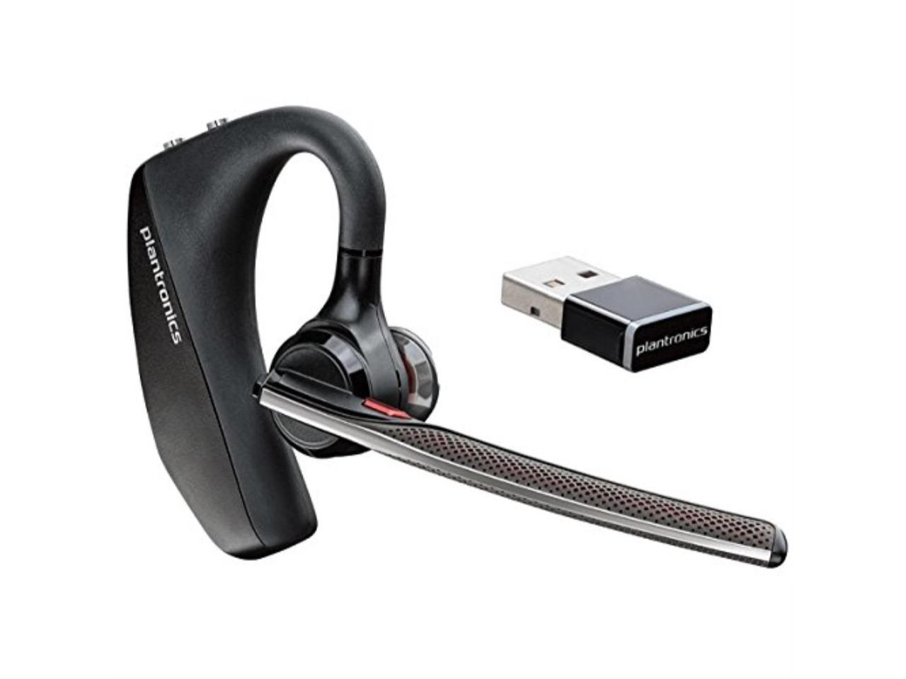Plantronics Voyager 5200 UC Earset - Wireless - Bluetooth - 98.4 ft6.80 kHz - Earbud, Over-the-ear - Monaural - In-ear - Noise Reduction, Echo Cancelling Microphone - Noise Canceling