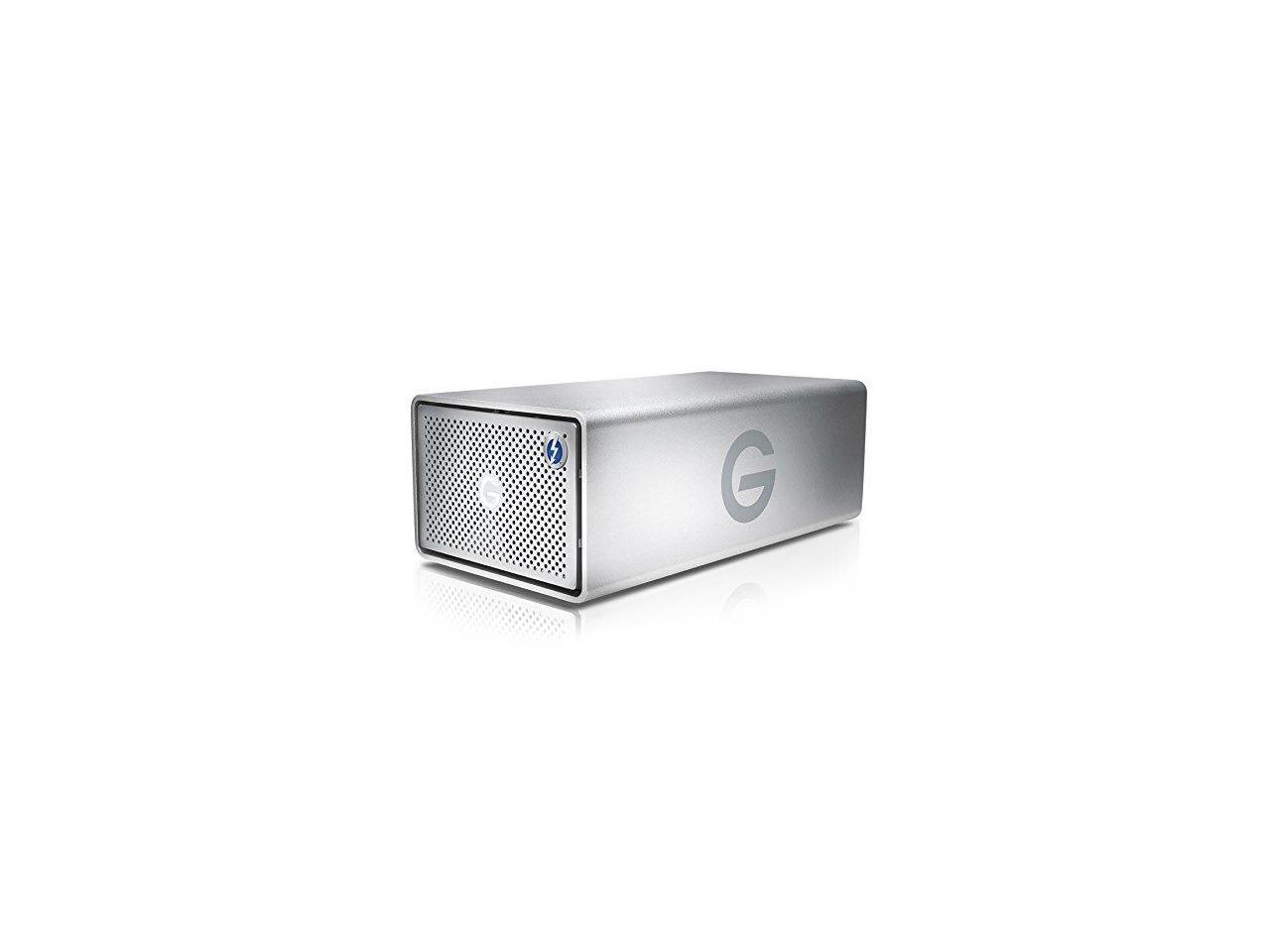 Thermal Grizzly G-RAID 20TB 2 x Thunderbolt 2, 1 x USB 3.0 Removable Dual-Drive Storage System 0G05012 Silver