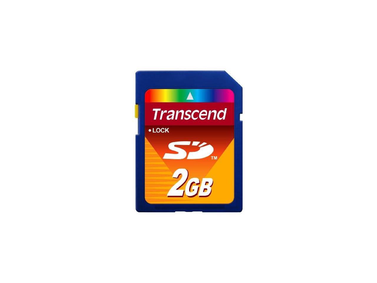 Transcend 2 GB SD Flash Memory Card (TS2GSDC)