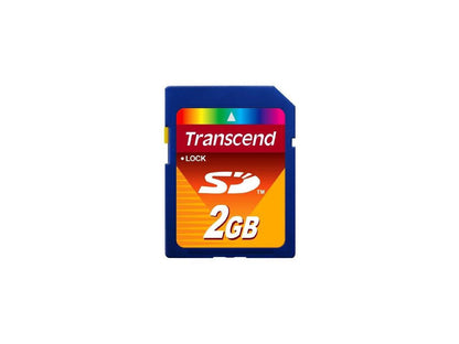 Transcend 2 GB SD Flash Memory Card (TS2GSDC)