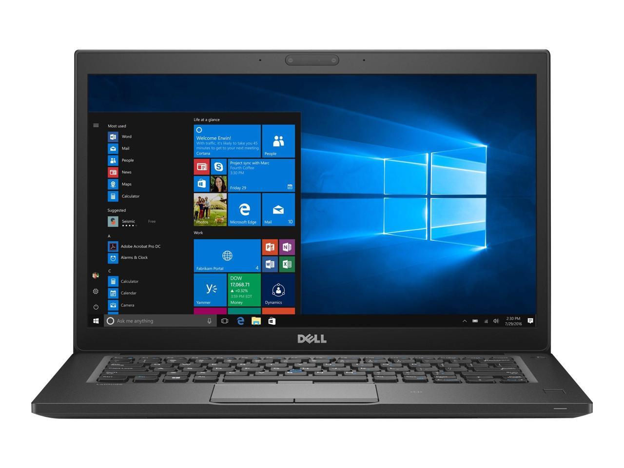 DELL Laptop Latitude 7280 (VPH6R) Intel Core i5 7th Gen 7300U (2.60 GHz) 8 GB Memory 256 GB HDD 256 GB SSD Intel HD Graphics 620 12.5" Windows 10 Pro 64-Bit