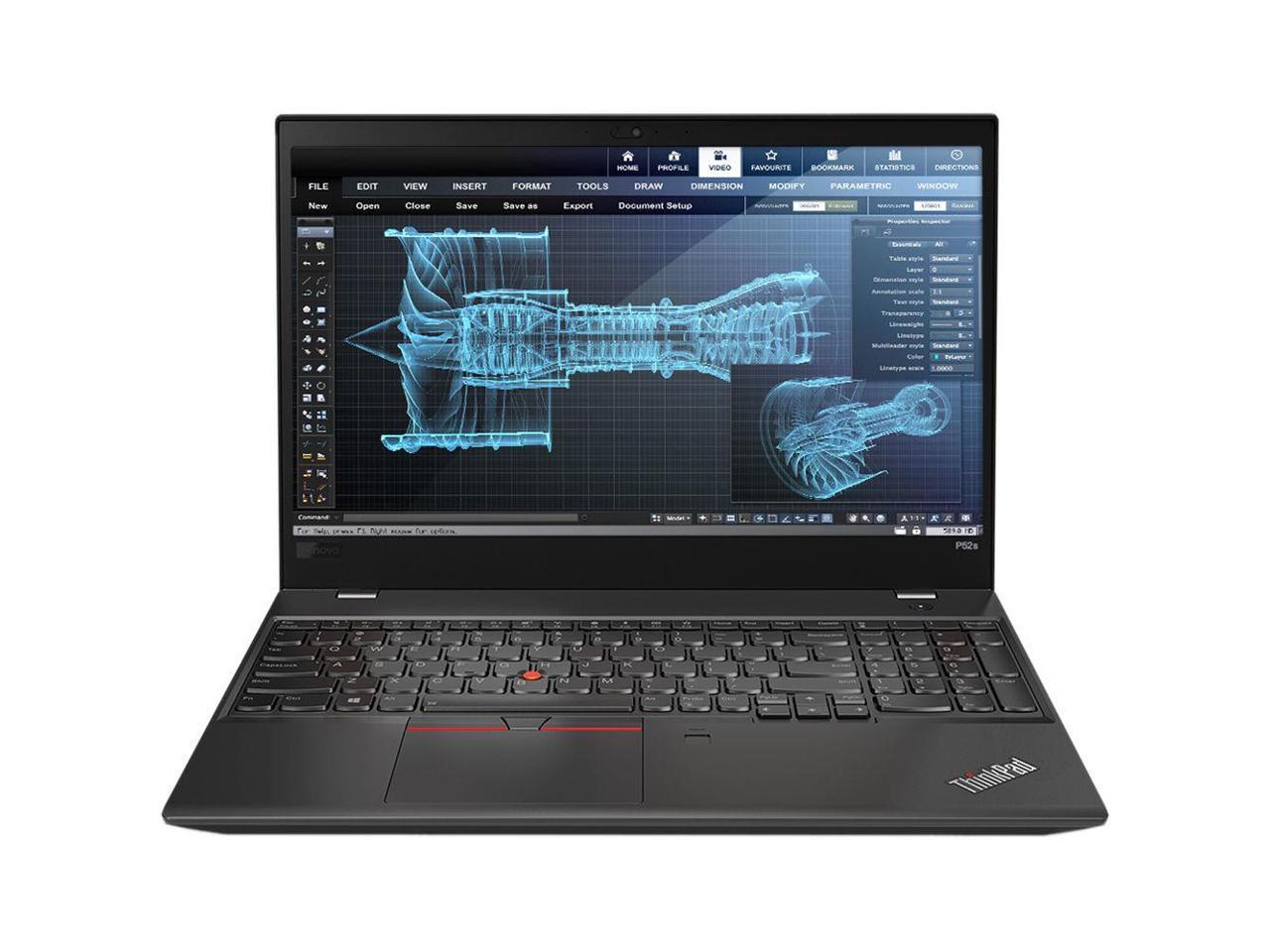Lenovo 20LB0019US Thinkpad P52S 20Lb - Core I7 8650U / 1.9 Ghz - Win 10 Pro 64-Bit - 16 Gb Ram - 1 Tb Ssd Tcg Opal Encryption 2, Nvme - 15.6 Inch Ips 1920 X 1080 (Full Hd) - Quadro P500 / Uhd Graphic