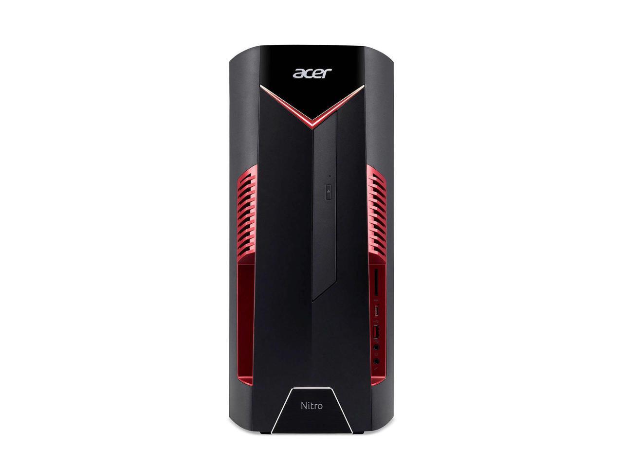 Acer Nitro N50-600 Desktop Computer - Intel Core i5 (8th Gen) i5-8400 2.80 GHz - 8 GB DDR4 SDRAM - 256 GB SSD - Windows 10 Home 64-bit