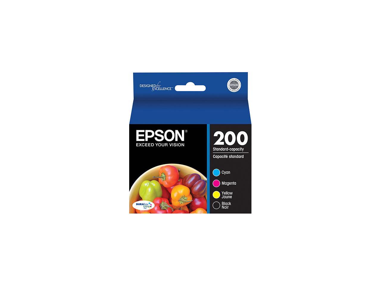 Epson Durabrite Ultra 200 Ink Cartridge - Cyan Magenta Yellow Black