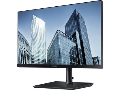 Samsung S24H850QFN 24" (23.8" Actual size) Quad HD 2560 x 1440 2K Resolution 5ms DisplayPort USB Type-C HDMI AMD FreeSync Flicker-Free LED Backlit LCD Monitor