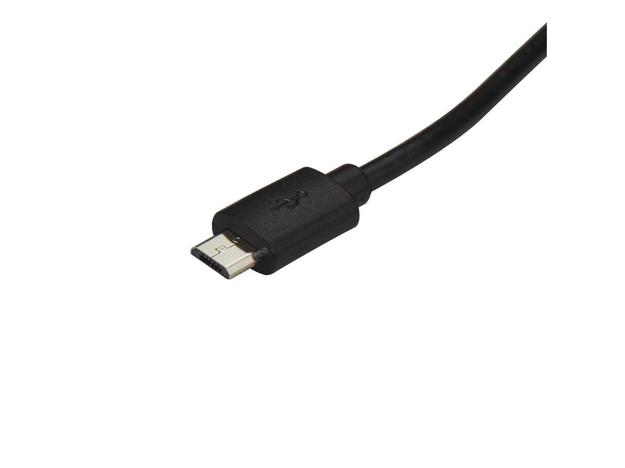 StarTech USB2CUB1M USB C to Micro USB Cable - 3 ft. / 1m - USB 2.0 Cable - Micro USB Cord - Micro B USB C Cable - USB 2.0 Type C
