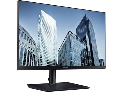 Samsung S24H850QFN 24" (23.8" Actual size) Quad HD 2560 x 1440 2K Resolution 5ms DisplayPort USB Type-C HDMI AMD FreeSync Flicker-Free LED Backlit LCD Monitor