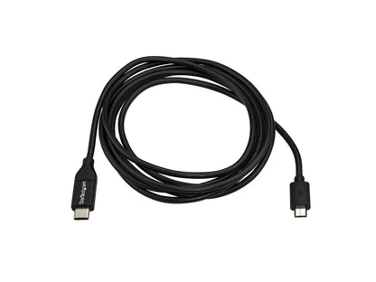 StarTech USB2CUB1M USB C to Micro USB Cable - 3 ft. / 1m - USB 2.0 Cable - Micro USB Cord - Micro B USB C Cable - USB 2.0 Type C