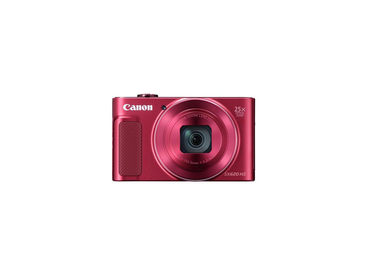 Canon PowerShot SX620 HS Digital Camera (Red)