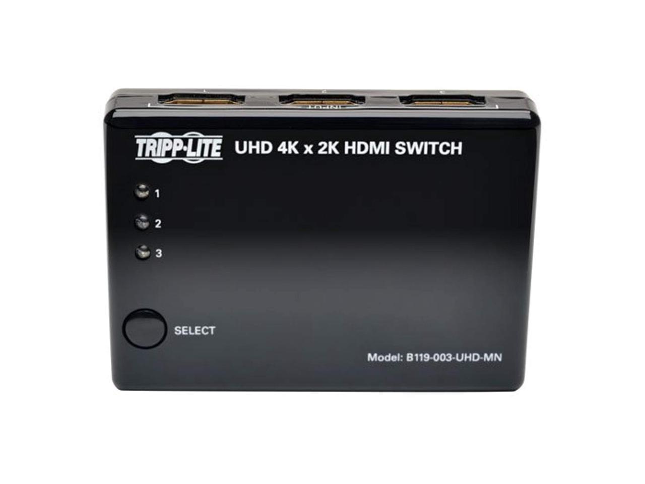 Tripp Lite 3 Port Hdmi Mini Switch For Video And Audio 4K X 2K Uhd 30 Hz
