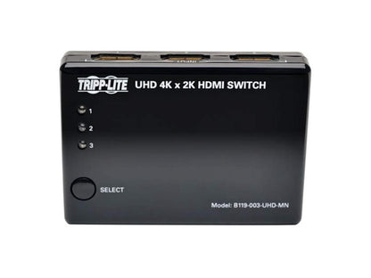 Tripp Lite 3 Port Hdmi Mini Switch For Video And Audio 4K X 2K Uhd 30 Hz