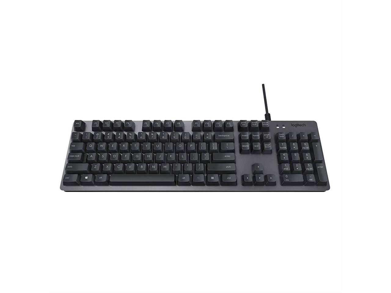 Logitech K840 Mechanical Keyboard with Romer G mechanical Switches for PC