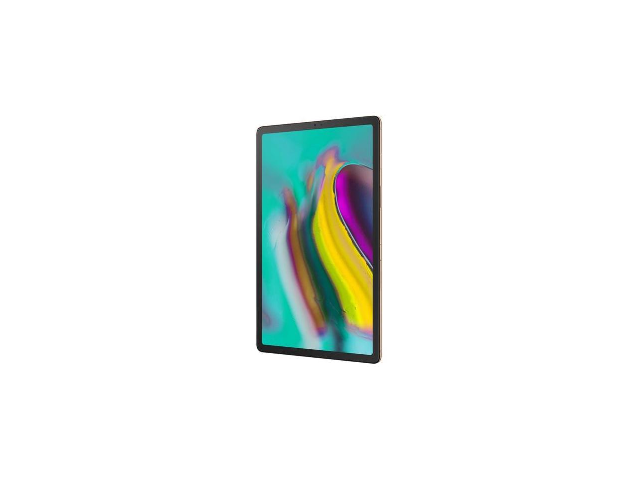 Samsung Galaxy Tab S5e SM-T720NZDLXAR Tablet - Qualcomm SDM 670 1.7 GHz - 4 GB Memory - 128 GB Hard Drive - Android 9.0 Pie - Gold