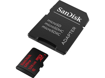 SanDisk 128GB Ultra microSD Class 10 UHS-I Memory Card