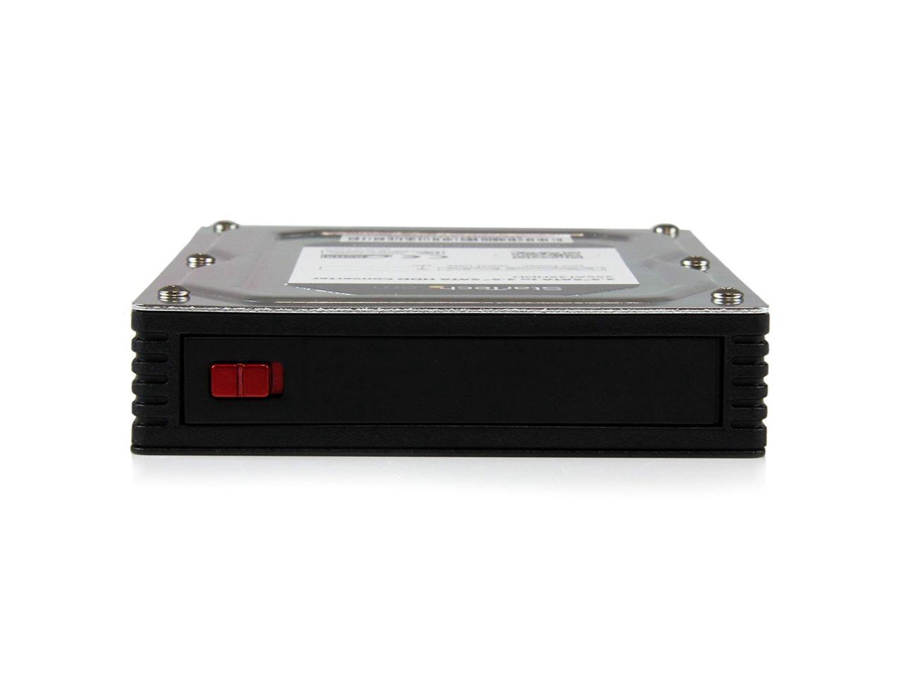 StarTech.com 25SAT35HDD 2.5â€? to 3.5â€? SATA Aluminum Hard Drive Adapter Enclosure SSD / HDD Height up to 12.5mm - 2.5in to 3.5in SATA SSD/HDD Converter