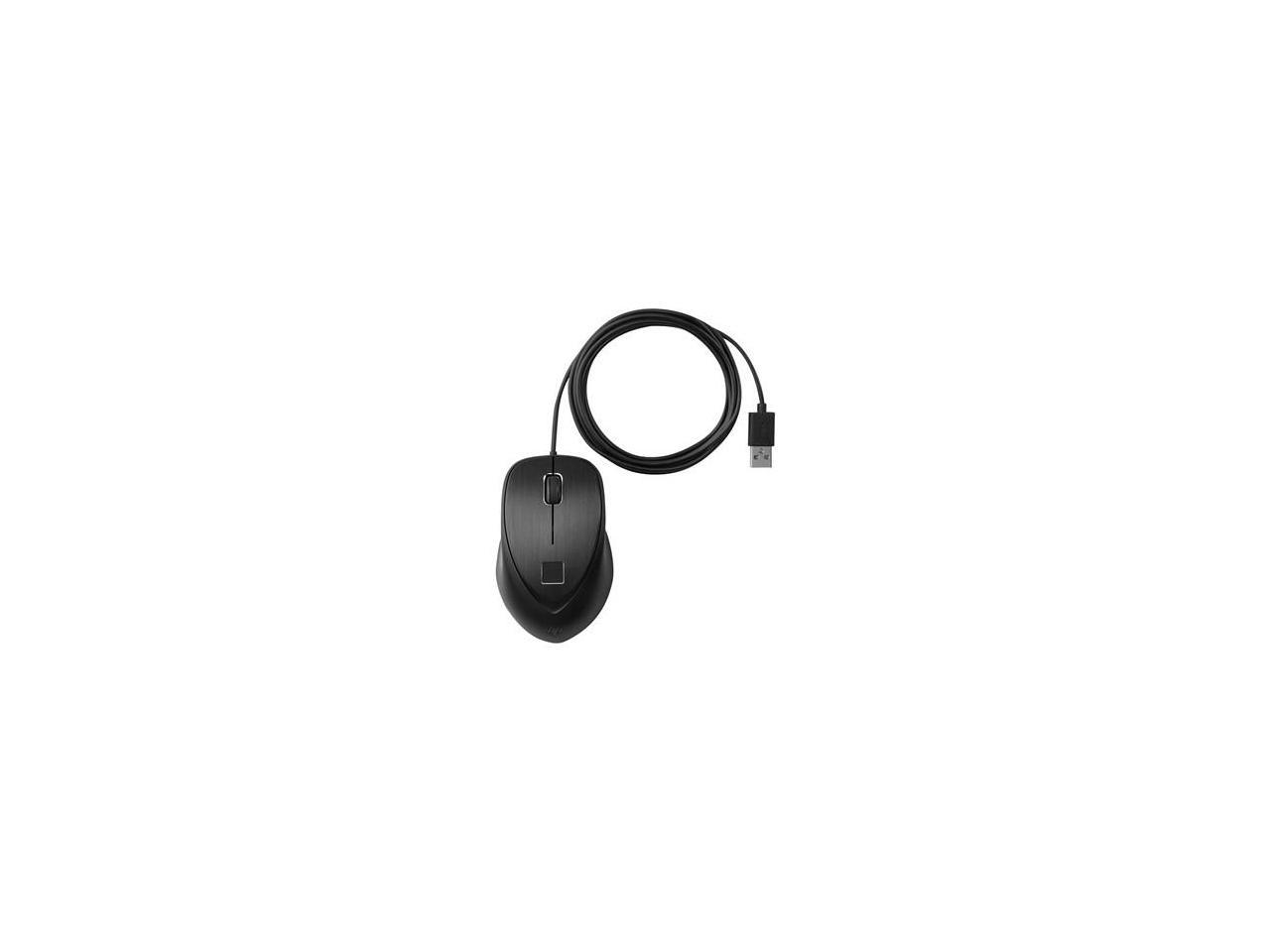 HP USB Fingerprint Mouse Wired Mouse